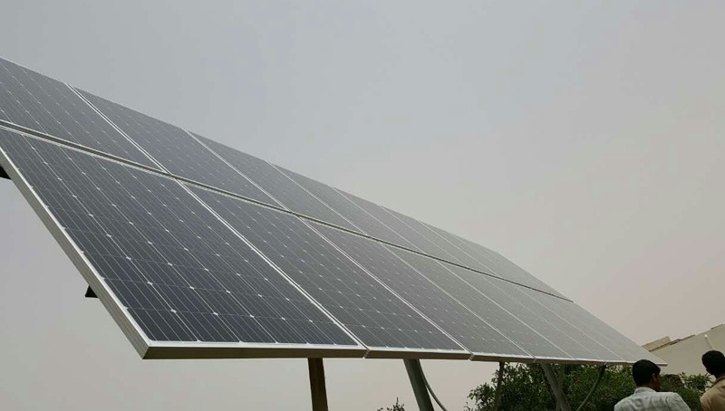 Sistema de bomba solar Restar 22KW para riego agrícola en Sana, Yemen