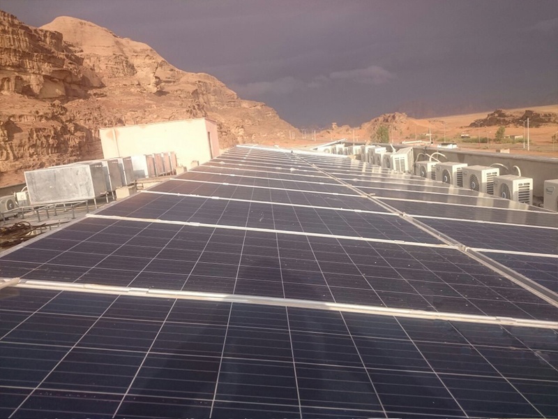 Proyecto solar Restar 32KW en Jordania 2016