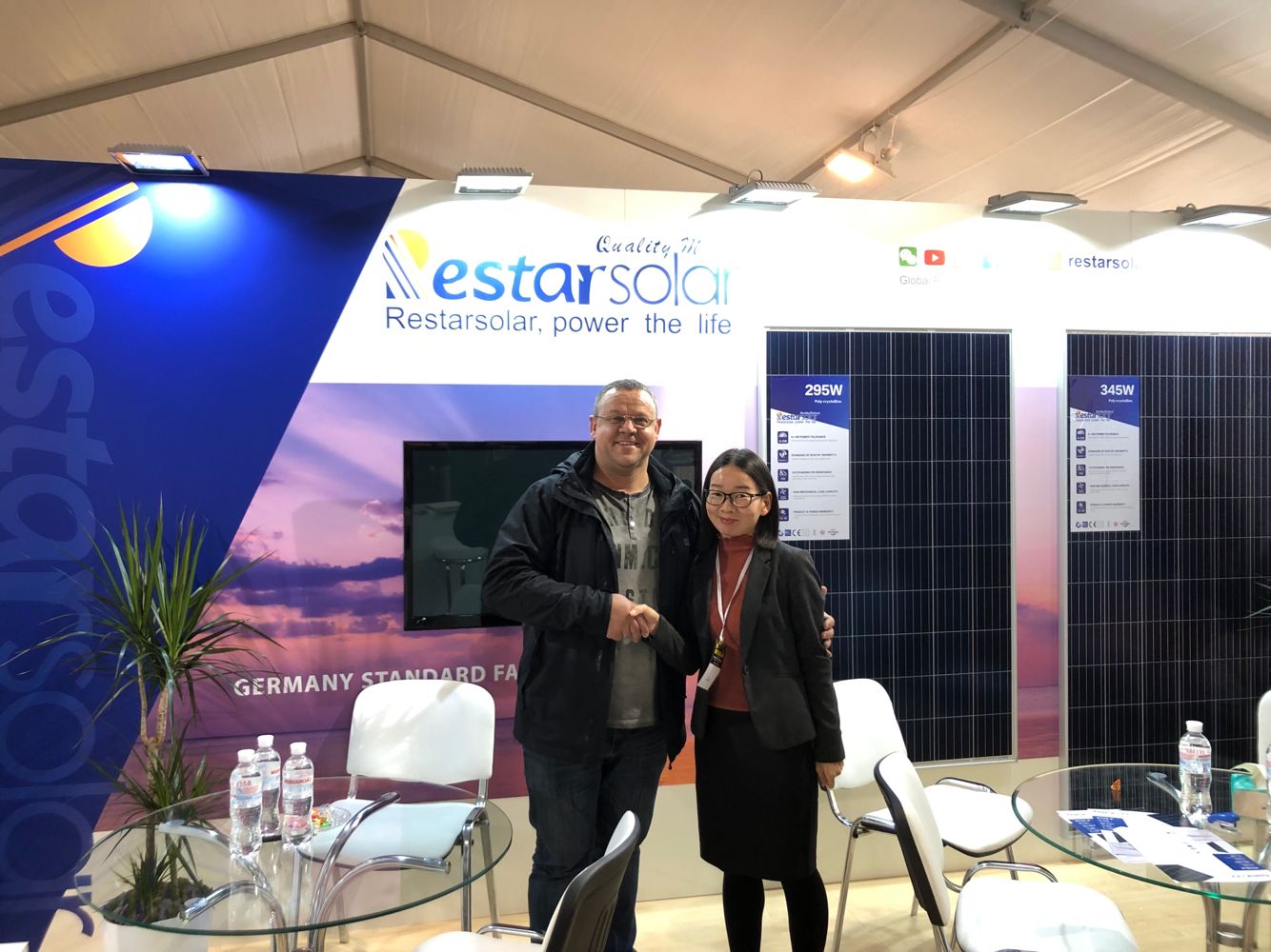 Restar Solar participa en el 2019 International Solar Show de Ucrania y continúa explorando el mercado europeo