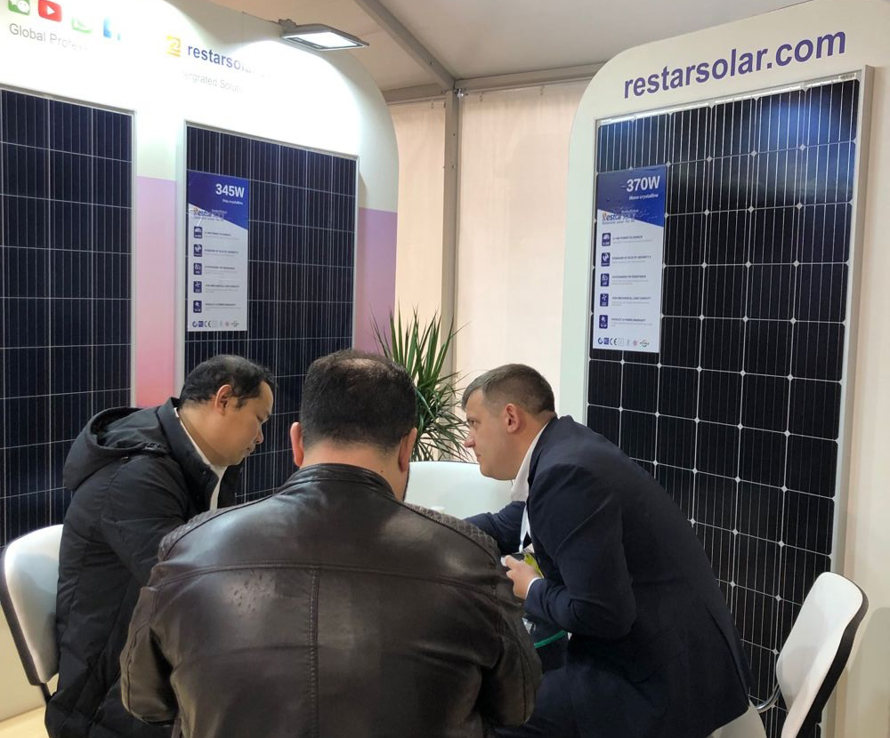 Restar Solar participa en el 2019 International Solar Show de Ucrania y continúa explorando el mercado europeo